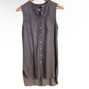 Merona Gray Tunic Top Sz XS